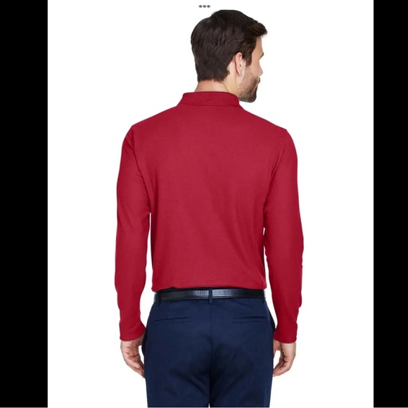 📦 Performance Long-Sleeve Polo - Picture 2 of 4